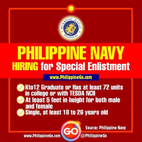 philippine navy recruitment|navy recruitment website.
